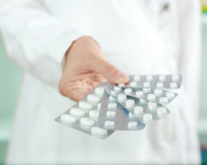 Tablets in blister package